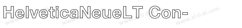 HelveticaNeueLT Con字体转换